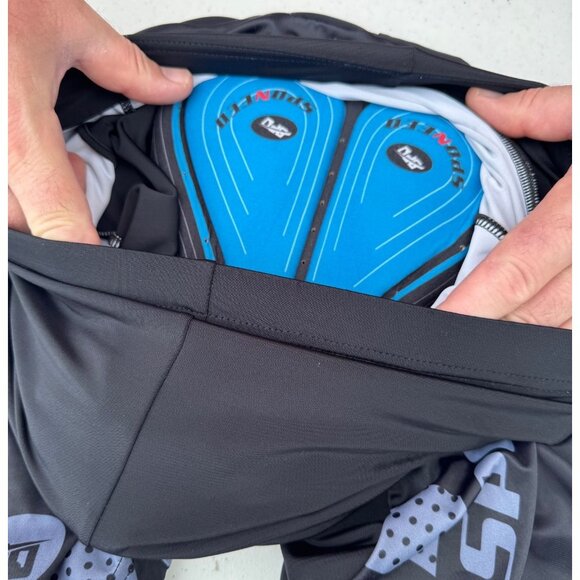 Sponeed Mens Cycling Shorts Black/Gray XL Padded Lightweight Moisture-Wicking Pr - Picture 4 of 6